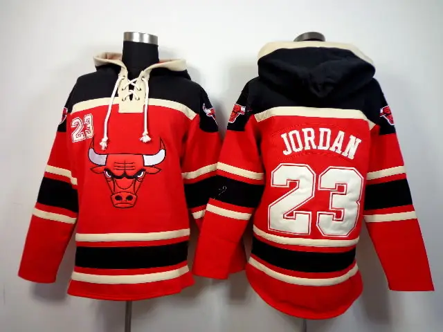 Image Chicago Bulls #23 Michael Jordan Red Hoodie