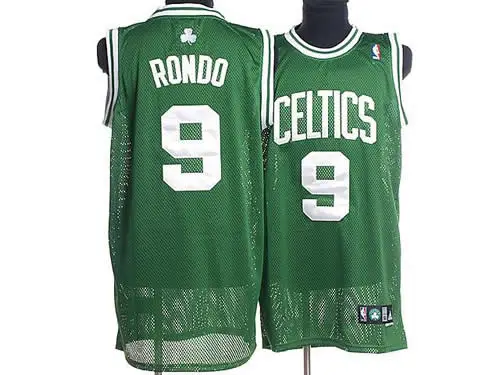 Image Boston Celtics #9 Rajon Rondo green Jerseys