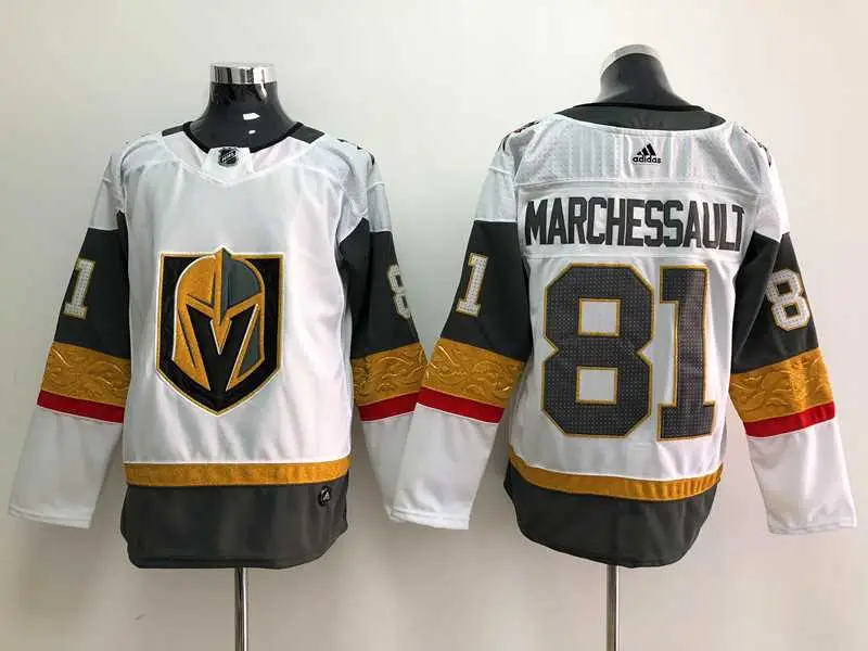 Image Vegas Golden Knights 81 Jonathan Marchessault White Adidas Jersey