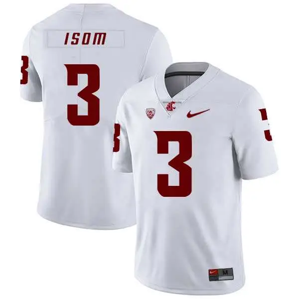 Image Washington State Cougars 3 Daniel Isom White College Football Jersey Dzhi