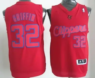 Image Los Angeles Clippers #32 Blake Griffin Revolution 30 Swingman Red Big Color Jerseys