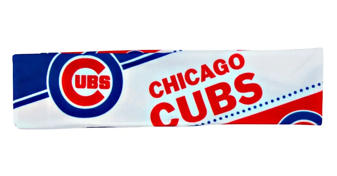 Image Chicago Cubs Stretch Patterned Headband - Special Order