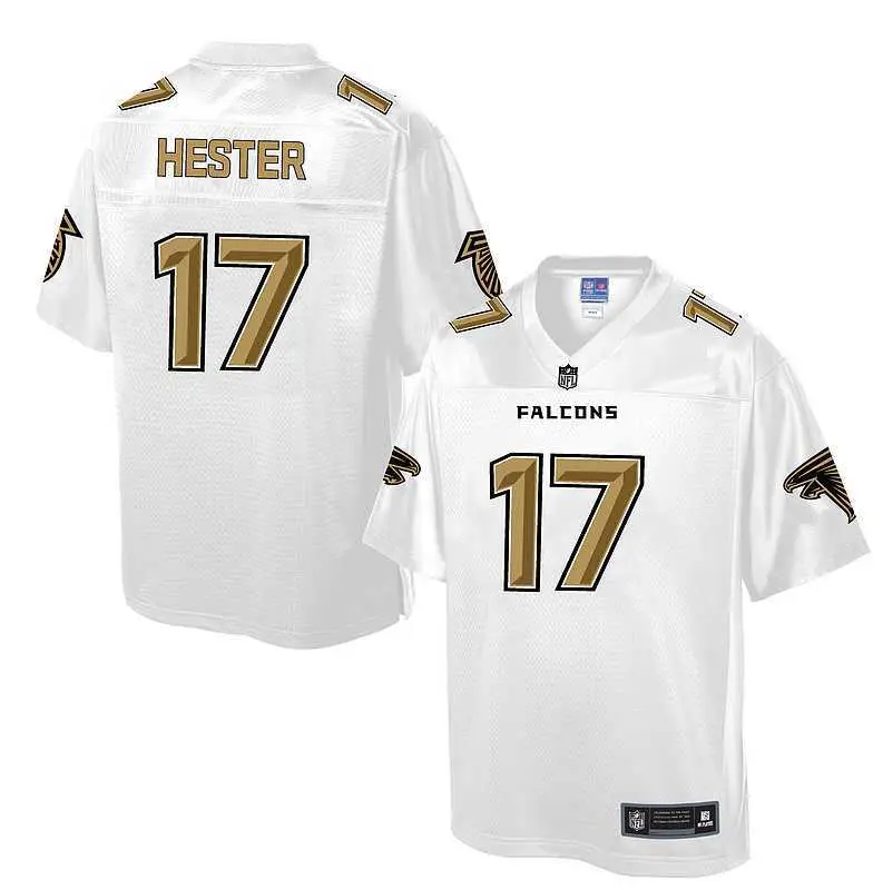 Image Printed Nike Atlanta Falcons #17 Devin Hester White Men's NFL Pro Line Fashion Game Jersey