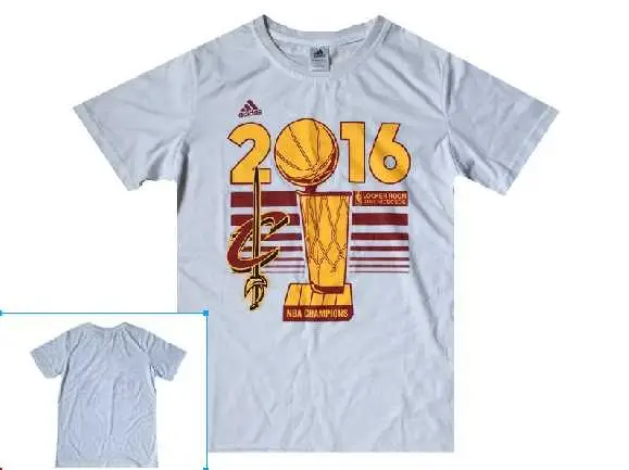 Image Cleveland Cavaliers White 2016 NBA Finals Champions T-Shirt