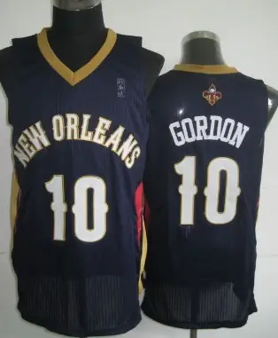 Image New Orleans Pelicans #10 Eric Gordon Navy Blue Jerseys