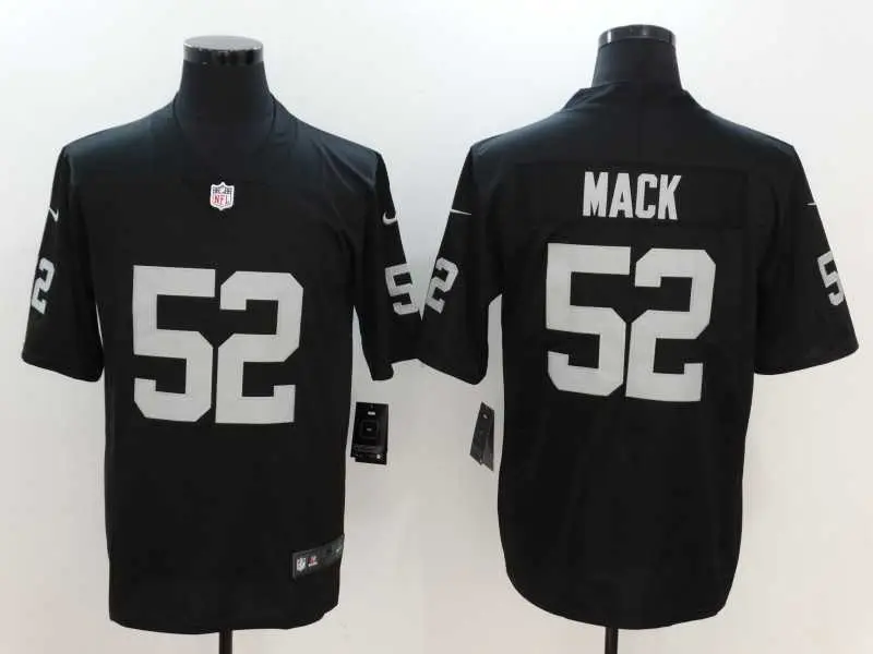 Image Nike Oakland Raiders #52 Khalil Mack Black Vapor Untouchable Player Limited Jersey