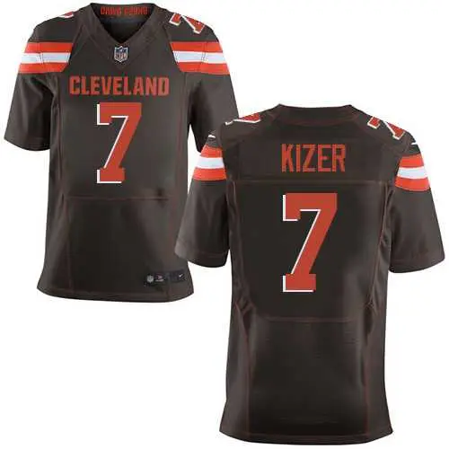 Image Nike Cleveland Browns #7 DeShone Kizer Brown Team Color Elite Jersey DingZhi