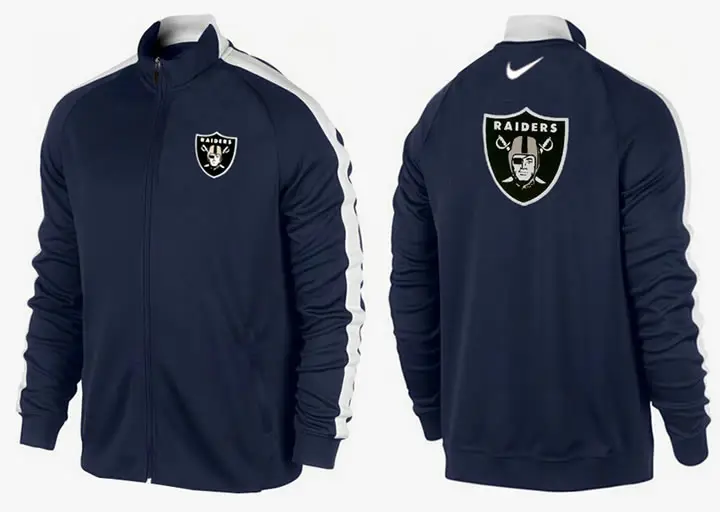 Image NFL Oakland Raiders Team Logo 2015 Men Football Jacket (13)