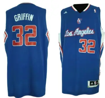 Image Los Angeles Clippers #32 Blake Griffin Revolution 30 Swingman Blue Jerseys