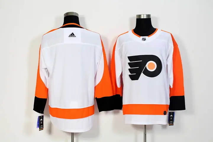 Image Customized Men's Philadelphia Flyers Any Name & Number White Adidas Stitched NHL Jersey
