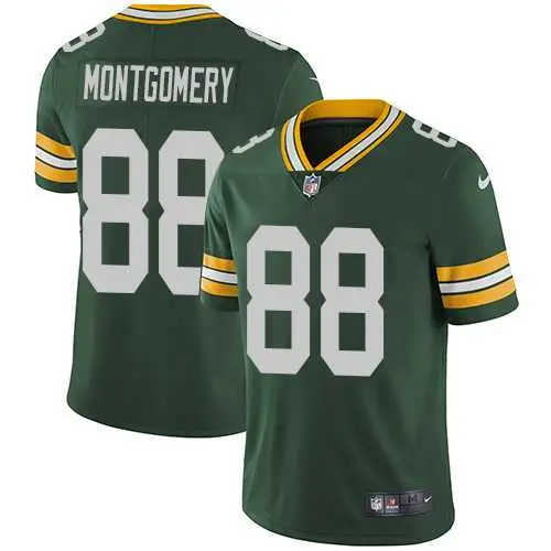 Image Nike Green Bay Packers #88 Ty Montgomery Green Team Color NFL Vapor Untouchable Limited Jersey