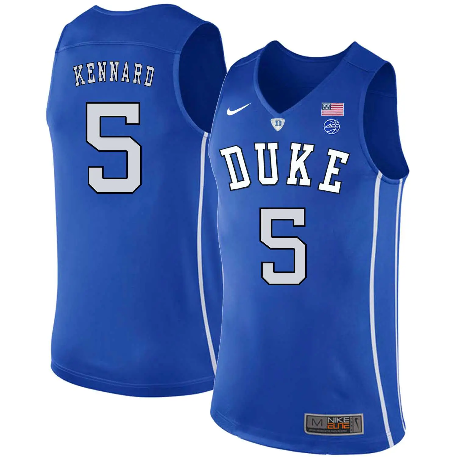 Image Duke Blue Devils 5 Luke Kennard Blue Nike College Basketball Jersey Dzhi