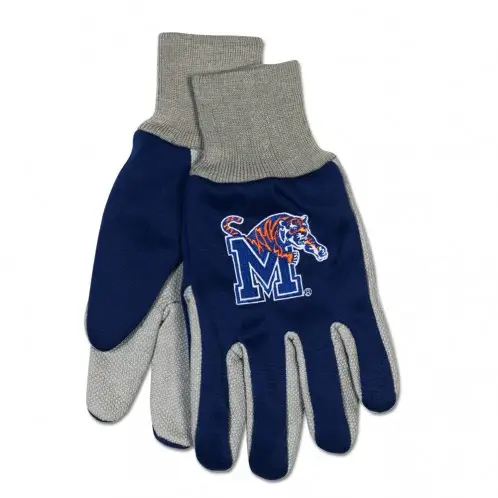 Image Memphis Tigers Gloves Two Tone Style Adult Size