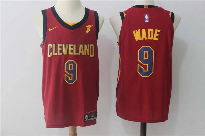 Image Nike Cleveland Cavaliers #9 Dwyane Wade Red Stitched NBA Jersey