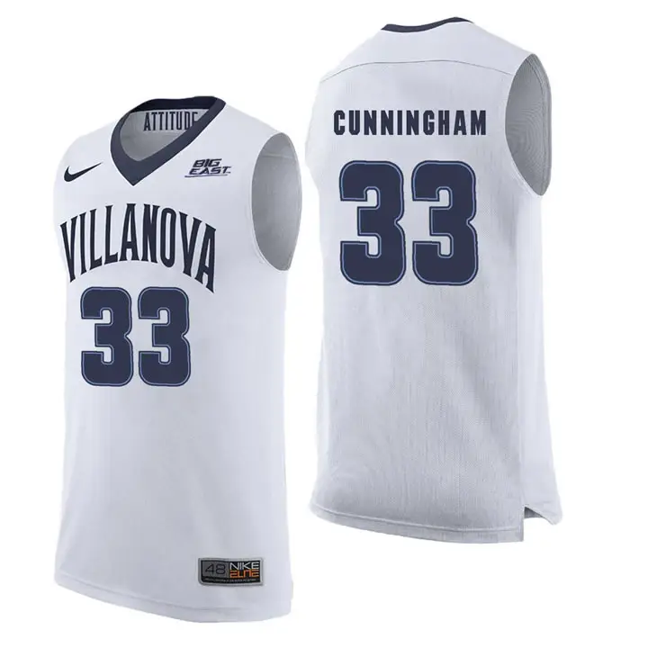 Image Villanova Wildcats 33 Dante Cunningham White College Basketball Elite Jersey Dzhi