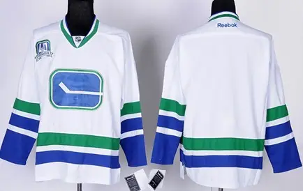 Image Vancouver Canucks Blank White Third Jerseys