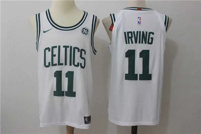 Image Nike Boston Celtics #11 Kyrie Irving White Stitched NBA Jersey