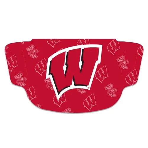Image Wisconsin Badgers Face Mask Fan Gear