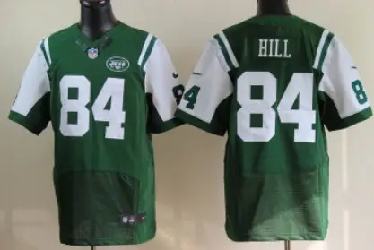 Image Nike New York Jets #84 Stephen Hill Green Elite Jerseys