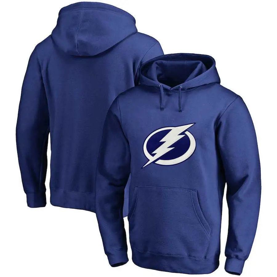 Image Tampa Bay Lightning Blue All Stitched Pullover Hoodie