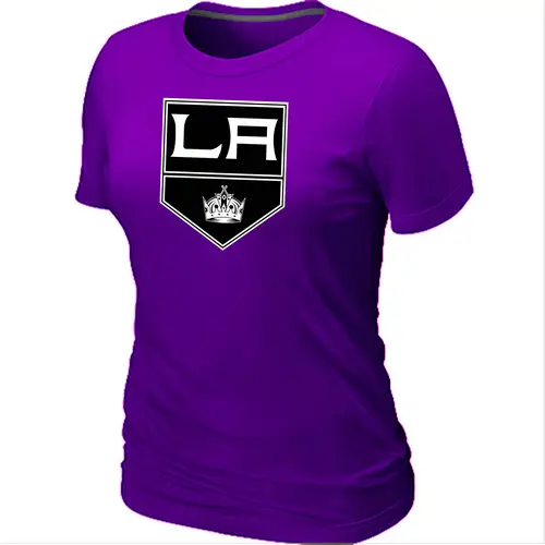 Image Los Angeles Kings Big & Tall Women's Logo Purple T-Shirt