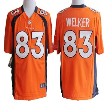 Image Nike Denver Broncos #83 Wes Welker Orange Game Jerseys