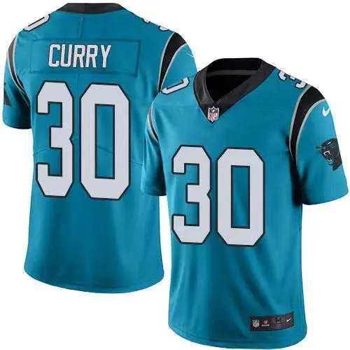 Image Nike Carolina Panthers #30 Stephen Curry Blue Alternate NFL Vapor Untouchable Limited Jersey