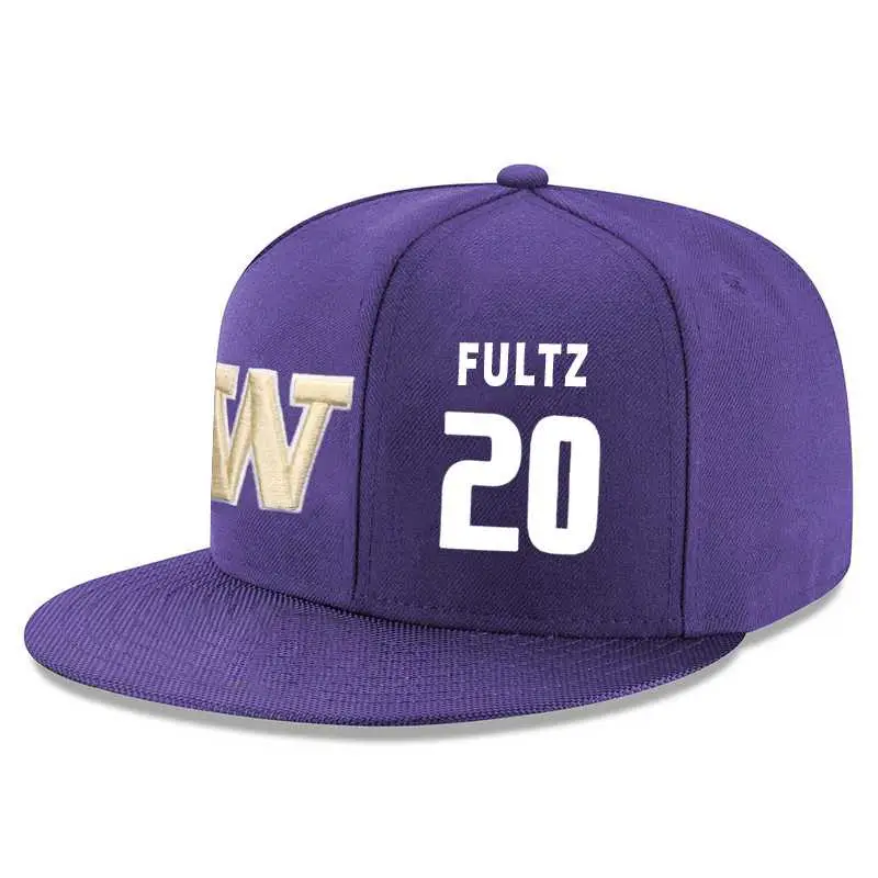 Image Washington Huskies #20 Markelle Fultz Purple Adjustable Hat