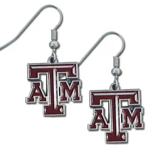 Image Texas A&M Aggies Dangle Earrings