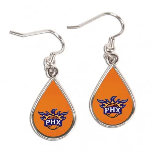 Image Phoenix Suns Earrings Tear Drop Style - Special Order