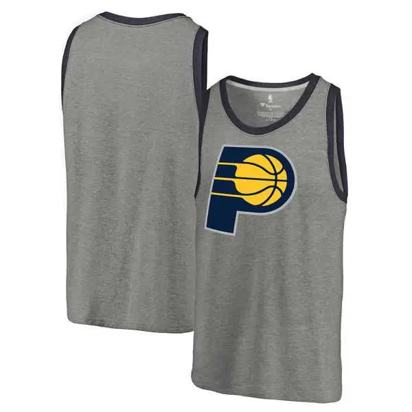 Image Indiana Pacers Team Essential Tri-Blend Tank Top - Heather Gray
