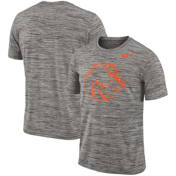 Image Nike Boise State Broncos Charcoal 2018 Player Travel Legend Performance T-Shirt