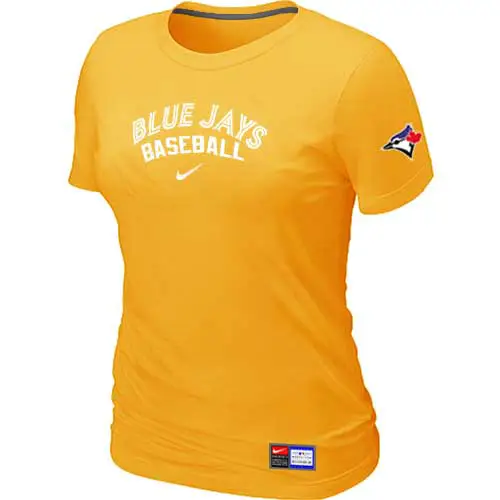 Image Toronto Blue Jays Nike Women's Yellow Short Sleeve Practice T-Shirt