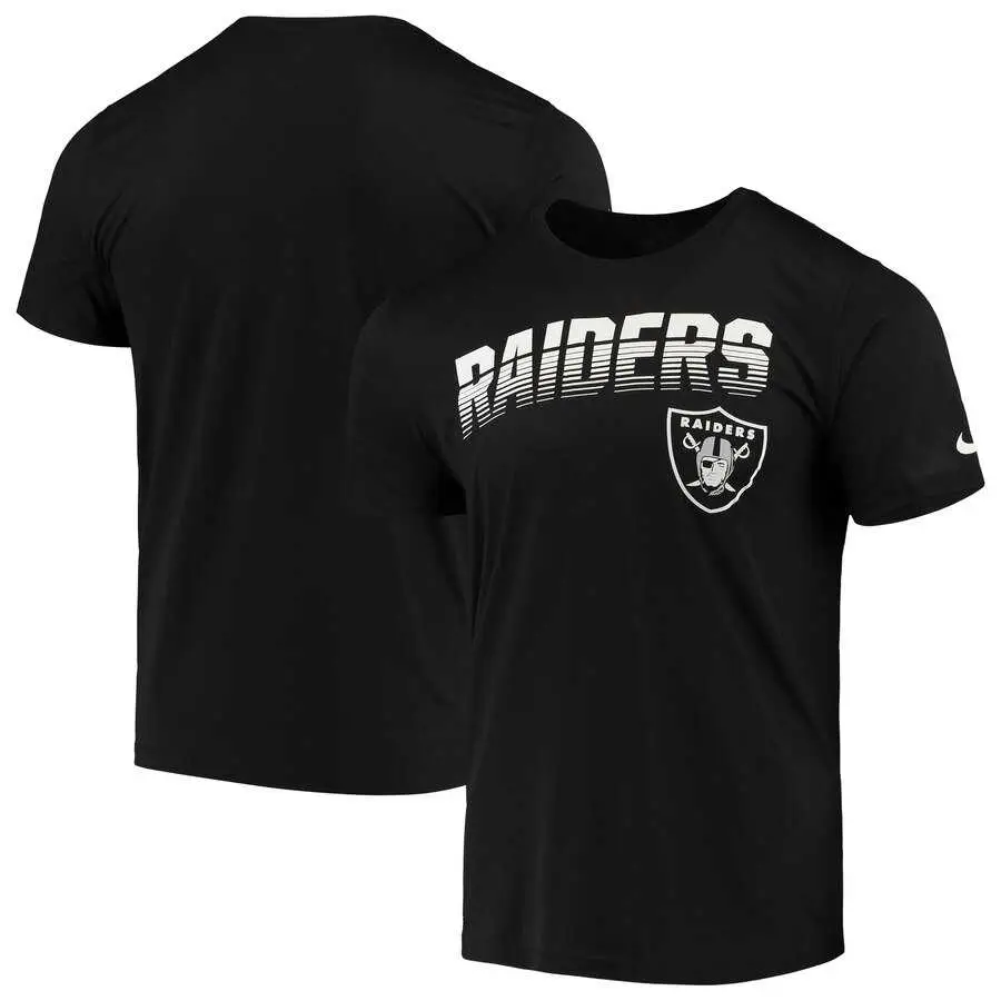 Image Oakland Raiders Nike Sideline Line of Scrimmage Legend Performance T-Shirt Black