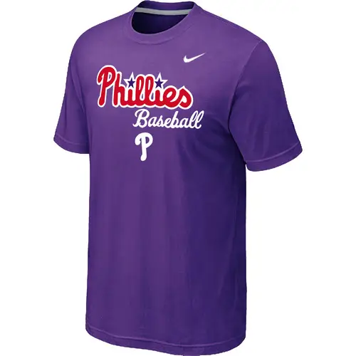 Image Philadelphia Phillies 2014 Home Practice T-Shirt - Purple