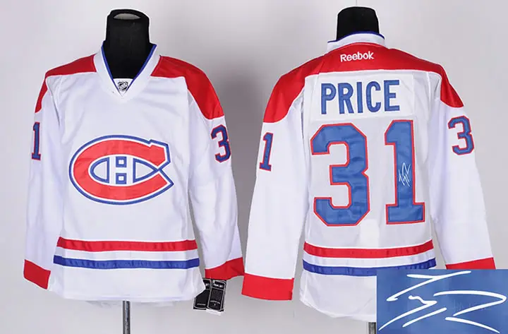 Image Montreal Canadiens #31 Price White Signature Edition Jerseys