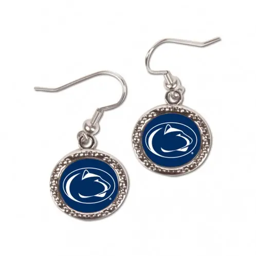 Image Penn State Nittany Lions Earrings Round Style - Special Order
