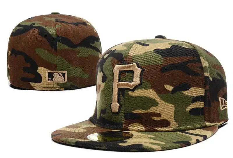 Image Pittsburgh Pirates MLB Fitted Stitched Hats LXMY (5)