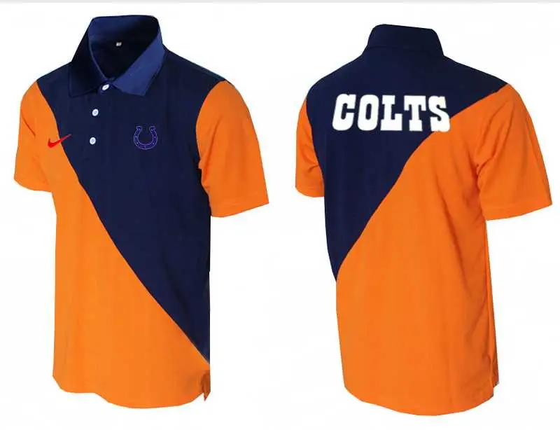 Image Indianapolis Colts Printed Team Logo 2015 Nike Polo Shirt (3)