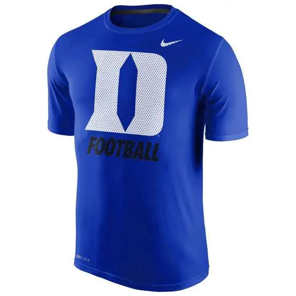 Image Duke Blue Devils Nike 2015 Sideline Dri-FIT Legend Logo WEM T-Shirt - Royal Blue
