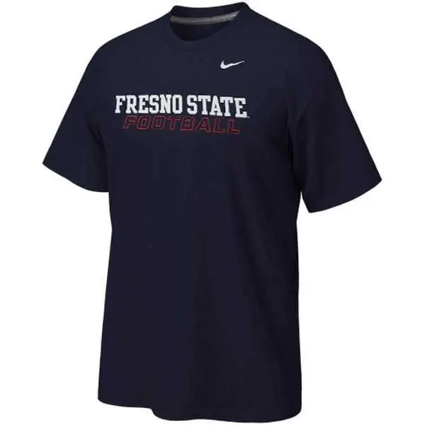 Image Fresno State Bulldogs Nike 2014 Football Practice Training Day WEM T-Shirt - Navy Blue
