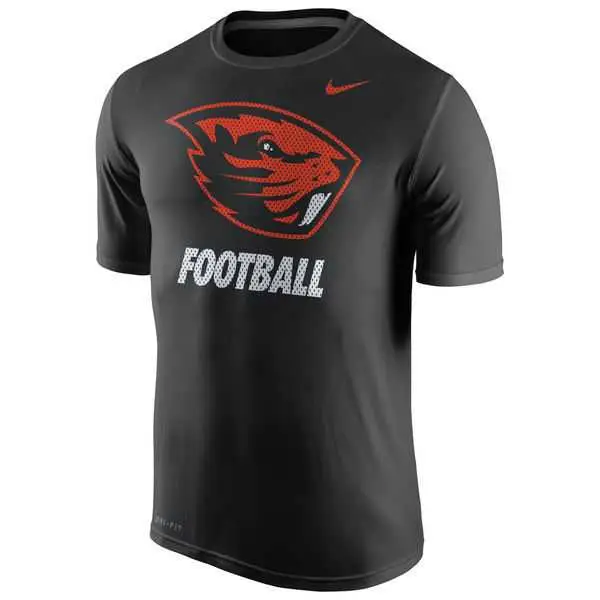 Image Oregon State Beavers Nike 2015 Sideline Dri-FIT Legend Logo WEM T-Shirt - Black