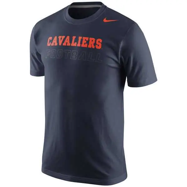 Image Virginia Cavaliers Nike Football Practice Training Day WEM T-Shirt - Navy Blue