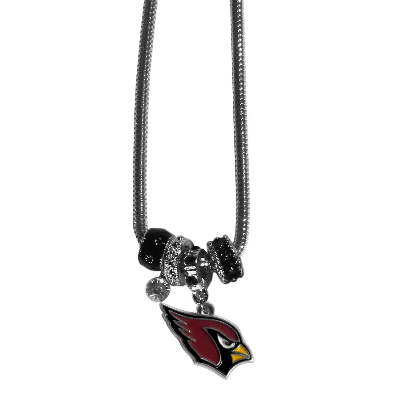 Image Arizona Cardinals Necklace Euro Bead Style - Special Order