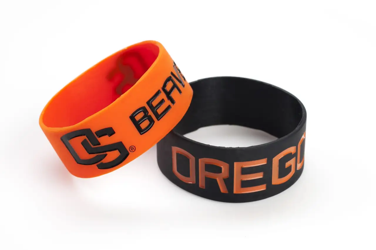 Image Oregon State Beavers Bracelets - 2 Pack Wide - Special Order