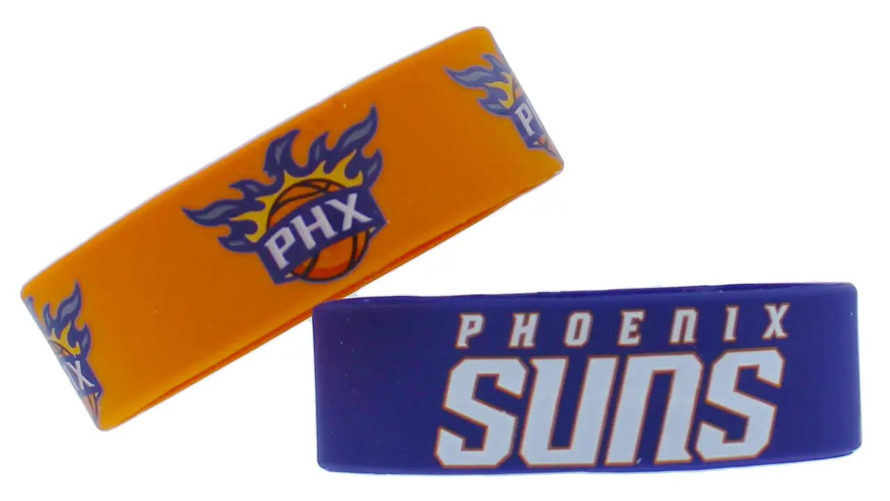 Image Phoenix Suns Bracelets - 2 Pack Wide - Special Order