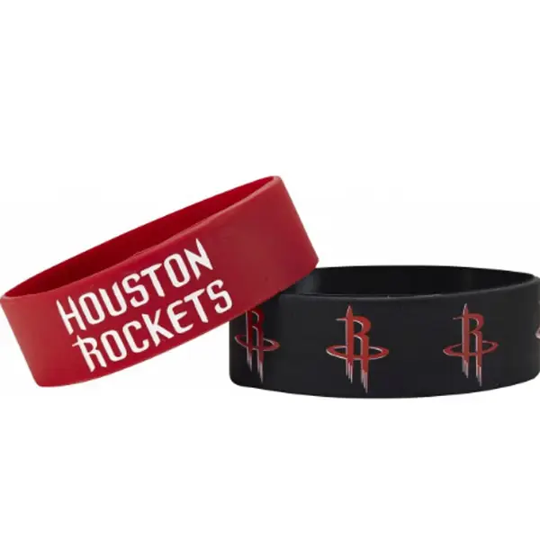 Image Houston Rockets Bracelets - 2 Pack Wide - Special Order