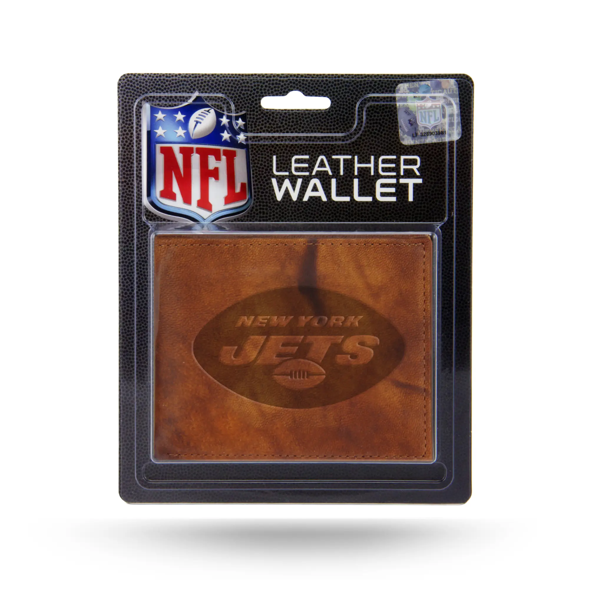 Image New York Jets Wallet Billfold Leather Embossed