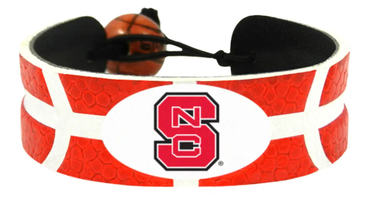 Image North Carolina State Wolfpack Team Color Basketball Bracelet