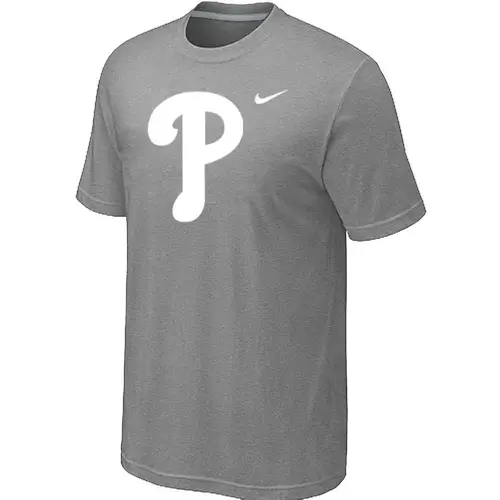 Image Philadelphia Phillies Heathered L.Grey Nike Blended T-Shirt